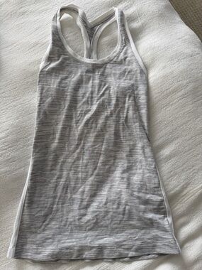lululemon athletica Grey Space-Dye Racerback Tank